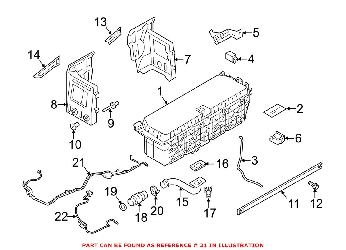 BMW Battery Cable 61129348288